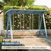 Columpio de Madera Resistente a la Corrosión de Moda para Patios Exteriores en Jardines Pequeños, Columpio Infantil de Madera Maciza para Balcones Interiores en Apartamentos Pequeños, Columpio Individual para Ocio en Casa