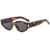 Gafas de Sol Pequeñas de Montura Estrecha Estilo Ojo de Gato Personalizadas, Modernas y Geniales, Retro y de Alta Gama, Mismo Estilo para Hombres y Mujeres, Fotografía Callejera, Versátiles Gafas de Sol Anti-UVA