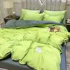 Conjunto de Ropa de Cama Moderno de Cuatro Piezas, Sábana, Funda de Edredón, Conjunto de Tres Piezas para Dormitorio de Estudiante, Juego de 4 Piezas para Cama Individual/Doble