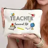 Dia do Professor Transfronteiriço Professor Estagiário Bolsa de Maquiagem Tinta a Óleo Dia do Professor Professor Tinta a Óleo Bolsa de Maquiagem Mais Vendida na Amazon