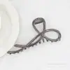 Presilha Grande de Laço Simples Transfronteiriça Liga Versátil Temperamento Presilha de Tubarão Presilha de Nuca Presilha de Adorno de Cabeça Feminino