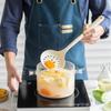 Mango de silicona Herramientas de cocina de silicona Juego de 5 piezas Pala de cocina Cuchara Cuchara de arroz con trípode Utensilios de cocina Herramientas de cocina