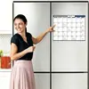 Pizarra magnética mensual transfronteriza, pegatina para nevera, bloc de notas de calendario borrable, impermeable, disponible en varios tamaños y personalizable
