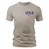 Camiseta masculina de manga curta estampada com gola redonda, nova, transfronteiriça, top masculino, estação independente Amazon AliExpress masculina