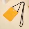 Bolsa de telefone de lona pintada à mão em branco faça você mesmo, bolsa de ombro simples para estudantes, bolsa de ombro fofa para impressão com logotipo