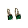 Pendientes de Moda con Circonita de Venta Caliente 2026 para Mujer, Pendientes Geométricos Simples y Versátiles, Plata Pura Chapada en Oro con Incrustaciones de Diamante, Joyería de Alta Gama