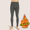 Pantalones cálidos para hombre, leggings gruesos con forro polar, pantalones de otoño, pantalones de algodón y lana, pantalones ajustados para jóvenes, pantalones de invierno