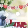 Etiquetas Decorativas para Fiesta de San Valentín Europeas y Americanas, Colgantes de Corazón Decorativos para Ambiente Romántico de Fiesta de San Valentín