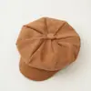 Nuevo Sombrero de Pescador Artístico de Pana Otoño/Invierno Boina Coreana de Moda Sombrero Británico Retro