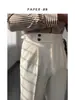 Pantalones Casuales de Pierna Recta Color Albaricoque Claro, Estilo Veraniego de Alta Calidad con Patrón de Gofre, Doble Pinza para Hombre