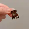 Mini Pinza para el Cabello con Forma de Corazón, Elegante Pasador de Princesa, Pinza de Media Presión Exquisita de Gama Alta, Pinza para Flequillo, Accesorio para el Cabello para Mujer