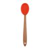 Mini color silicona niños mango bambú traje raspador brocha aceite pala pequeña cocina repostería gadget
