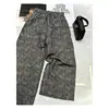 Pantalones de Abuela Estilo Old Money para Mujer, Nuevos Pantalones Cropped Rectos con Estampado Vintage Verano 2026, Pantalones Casuales Sueltos Finos Versátiles