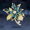 Broche de Cristal de Lujo Ligero con un Toque de Alta Gama, Broche de Alta Gama Estilo Chanel de Nicho, Clip para Bufanda, Pin, Accesorio para Ropa para Hombres y Mujeres