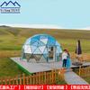 Xinjiang Vidrio Esférico Hotel Habitación del Sol Panorámica Observación de Estrellas Características Casa de Huéspedes Casa de Cristal Estrella Fábrica Instalación Puerta a Puerta