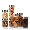 Fabricante Original Tarro de Almacenamiento de Vidrio de Borosilicato Alto, Sellado para Conservar la Frescura, a Prueba de Humedad, Tarro para Almacenar Cáscaras de Mandarina, Tarro Sellador para Alimentos y Frutos Secos