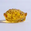 Talla de Caparazón de Tortuga en Vidrio de Cristal, Adorno de Artesanías de Cristal para Espalda de Tortuga, Bandeja de Mano de Caparazón de Tortuga para Alivio del Estrés