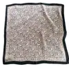 Pañuelo de Seda con Flores de Anacardo, Pañuelo para la Cabeza, Cinta para el Cabello para Mujeres, Estilo Vintage Old Money, Pañuelo Estampado de Moda, Pañuelo Cuadrado Pequeño de Seda Genuina, Pañuelo Decorativo de Seda