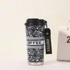 Taza portátil de acero inoxidable 316 con asa, taza aislante para coche y oficina, taza de regalo para eventos corporativos, venta al por mayor
