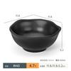 Vajilla de melamina A5 plato para olla caliente negro creativo plato para barbacoa barbacoa imitación porcelana plato rectangular para carne tazón comercial