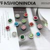 Nova cor 13*13 girassol vidro de ponta dupla costurado à mão diamante sapatos faça você mesmo acessórios de roupas atacado
