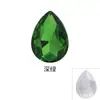 Rhinestones de Vidrio Brillantes con Forma Irregular y Base Puntiaguda de Gota de Agua para Decoración de Fundas de Teléfono, Ropa DIY, Accesorios de Vestidos de Novia y Adornos