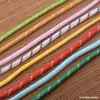 Flor de Punto Saltador Colorida DIY Cuerda de Alta Calidad Cuerda de Hilo Muñeca Tejida a Mano Cuerda Fija de Peluche Accesorios para Lanyard de Teléfono Cuerda