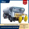 Os fabricantes fornecem aspersor de saneamento de máquina de limpeza de outdoors montado em veículo equipado com máquina de limpeza de guarda-corpo de forma de onda de alta velocidade