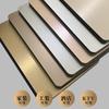 Placa de Cristal de Carbono Placa Anticolisión Panel de Pared Decoración de Interiores Bambú Carbón Madera Placa Metálica Decoración de Pared Panel de Pared Placa de Hebilla Autoensamblable