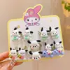 Lindo Kit de Gomas para el Cabello para Niños, Bandas para el Cabello de Bebé que No Dañan el Cabello, Cuerdas para el Cabello de Dibujos Animados para Niñas, Anillos para el Cabello del Tamaño de un Pulgar, Dulces Anillos de Toalla