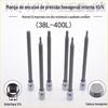 Nigao 1/4 pressão hexagonal interna com manga chave de fenda manga manga cabeça extra-longa pressão embrião manga estrela lote manga chave de fenda bit