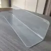 Tablero rígido de plástico PVC de 2.8 mm de espesor con agujeros, utilizado como panel divisor de escritorio montado en la pared o en el borde, panel de oficina bloqueador de luz o escritorio de oficina