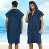 2025 Toalla de Microfibra Transfronteriza Portátil con Cremallera Ropa para Nadar, Toalla de Playa, Surf, Albornoz para Cambiarse para Hombre y Mujer