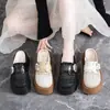 Pantuflas de verano para mujer para exteriores con diseño hueco, sandalias casuales de media zapatilla con plataforma de suela gruesa de 7 cm