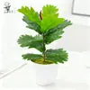 Árbol de Pan Simulado Estilo Nórdico Transfronterizo Planta Verde Árbol Falso en Maceta Decoración para el Hogar Jardín Paisajismo Exterior Bonsái