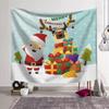 Tapiz Fiesta Tela Decorativa Amazon Hogar Pintura Colgante Celebración Festiva Toalla de Sofá Fondo Pintura Decorativa Navideña