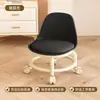 Taburete pequeño para el hogar con rueda giratoria universal, taburete bajo redondo, taburete para costura de belleza, taburete para pedicura, silla para sala de estar, taburete para niños