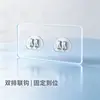 Estante sin taladro, sin rastro, hebilla transparente cepillada, clip sin rastro, gancho de garra, accesorios de gancho, venta al por mayor de fábrica