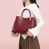 Bolso Rojo de Novia para Bodas para Mujer, Nuevo Modelo 2026, Piel Genuina, Bolso de Mano Elegante para Mujeres de Mediana Edad, Bolso de Mamá