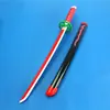 Cuchillo de Madera Corto de Bambú Versión Infantil de Tanjiro Demon Slayer: Kimetsu No Yaiba Pilar de la Llama Kyojuro Rengoku Mi Esposa Cuchillo de Madera Sin Filo