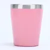 Taza de coche mini de color sólido transfronteriza de 8 oz, taza aislada de acero inoxidable 304, taza de vacío de doble capa portátil para oficina