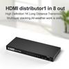Divisor HDMI 1 entrada 8 salidas 1080P HD 1 entrada 8 salidas Divisor HDMI 1 entrada 8 salidas