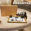 Atacado de fábrica mesa de areia para micro paisagismo decoração Zen chinesa artesanato decoração de mesa para casa e escritório sala de estar