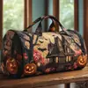 Estação independente nova transfronteiriça bolsa de viagem Halloween Natal estampa casual da moda bolsa de ioga feminina bolsa de mão