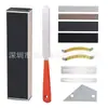 Accesorios para Guitarra Set de Herramientas de Instrumento de 11 Piezas Barra Niveladora Lija Pulido Guitarra Eléctrica Bajo Guitarra Acústica