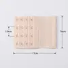 Versão Estendida Extensor de Sutiã de Quatro Fileiras e Quatro Ganchos, Elástico e Esticável, 11cm de Comprimento, Extensor de Sutiã com Gancho nas Costas para Mulheres