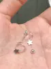 Brincos Argola Estrela Primavera para Mulheres, Simples e Elegantes, Não é Preciso Tirar para Dormir, Brincos Estilo Alto Padrão 2025