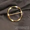 Fivela de Nó de Canto Metal Moda Fivela Japonesa Lenço de Seda Botão de Roupa Camisa Jaqueta Vento Bainha Versátil de Todas as Peças Alto Padrão Universal