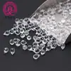 Vidro Branco Perfurado em Forma de Gota Pedra Bruta Preço de Fábrica Alta Qualidade Tamanho Personalizado 4*6mm Qualidade Estável