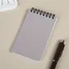 Caderno com Encadernação Espiral em Estoque, Caderno Simples Espesso Personalizado para Reuniões de Escritório, Bloco de Notas com Pauta Específico para Estudantes com Acabamento Fosco